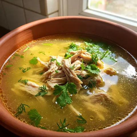 Chikhirtma Georgian Chicken Broth